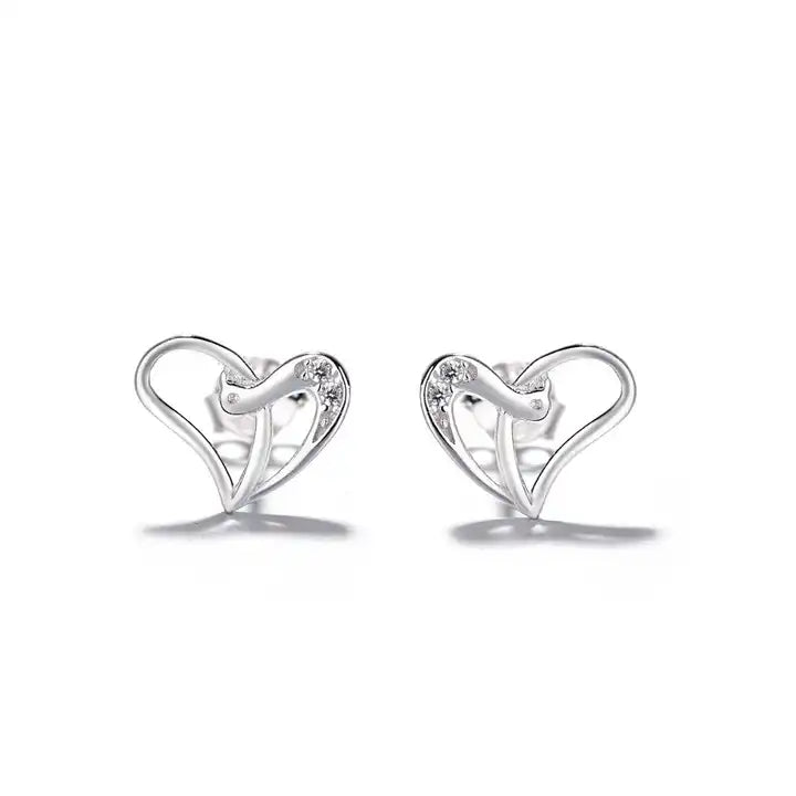 925 Silver Bird Heart Jewelry Set