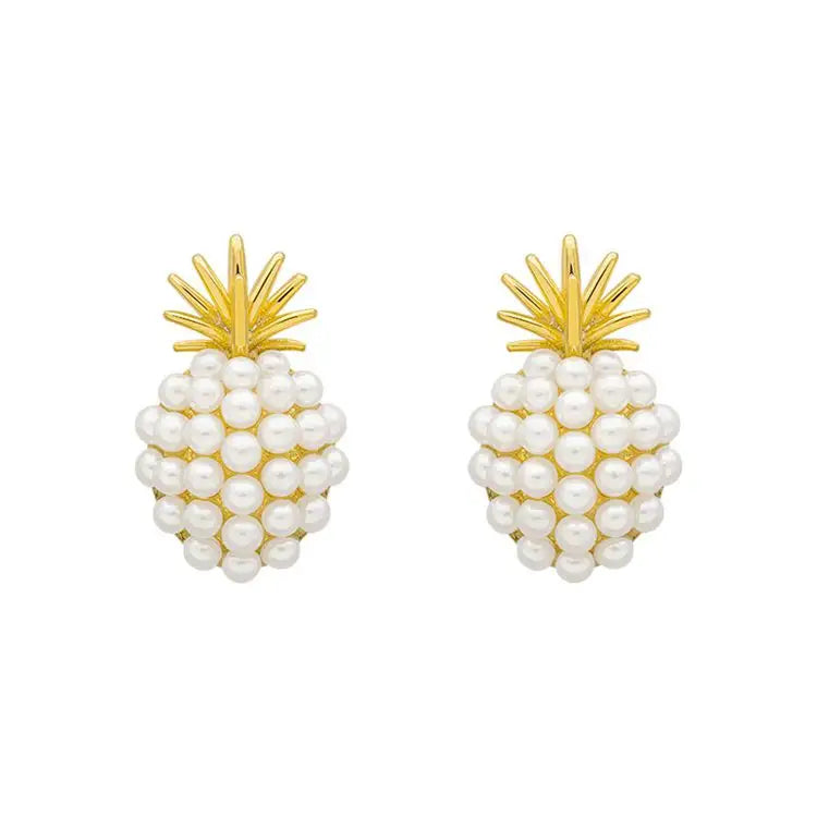 Pineapple Pearl Earrings