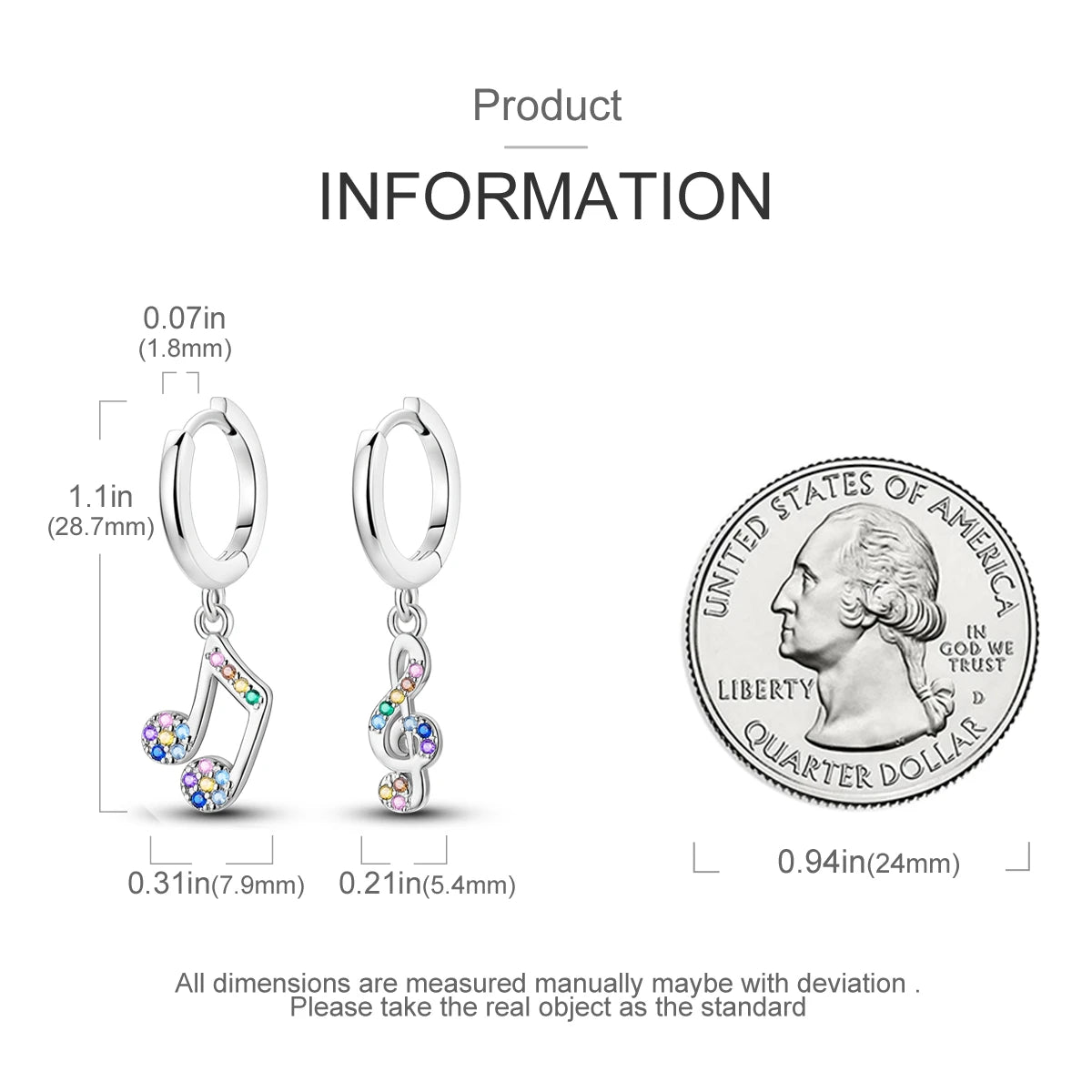 925 Silver Hoop Earrings  For Woman Pendientes Zircon Heart Shape Star Eardrop Original Earring Fashion Jewelry