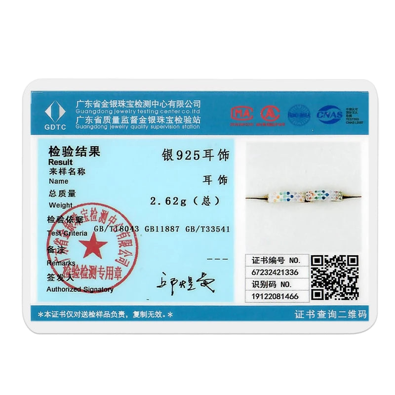 925 Silver Hoop Earrings  For Woman Pendientes Zircon Heart Shape Star Eardrop Original Earring Fashion Jewelry