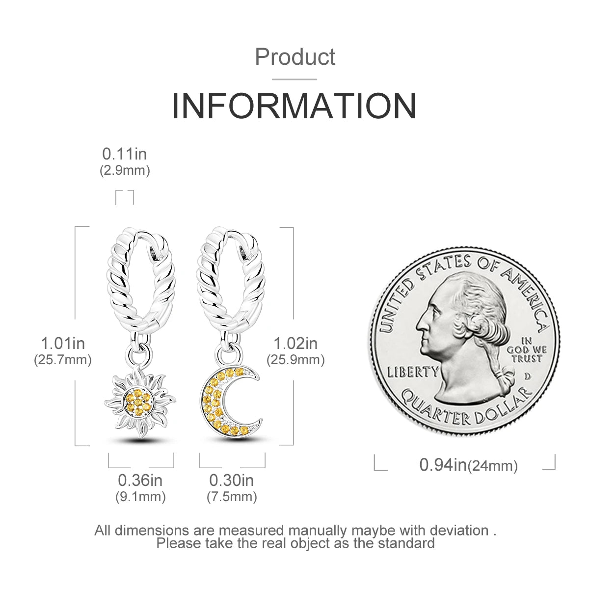 925 Silver Hoop Earrings  For Woman Pendientes Zircon Heart Shape Star Eardrop Original Earring Fashion Jewelry