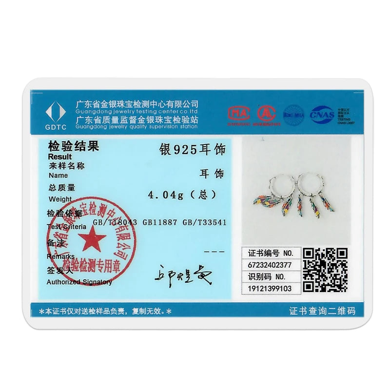 925 Silver Hoop Earrings  For Woman Pendientes Zircon Heart Shape Star Eardrop Original Earring Fashion Jewelry