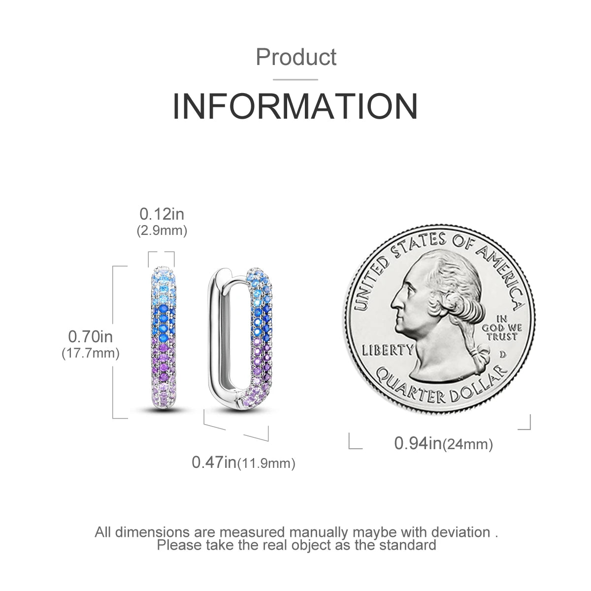 925 Silver Hoop Earrings  For Woman Pendientes Zircon Heart Shape Star Eardrop Original Earring Fashion Jewelry