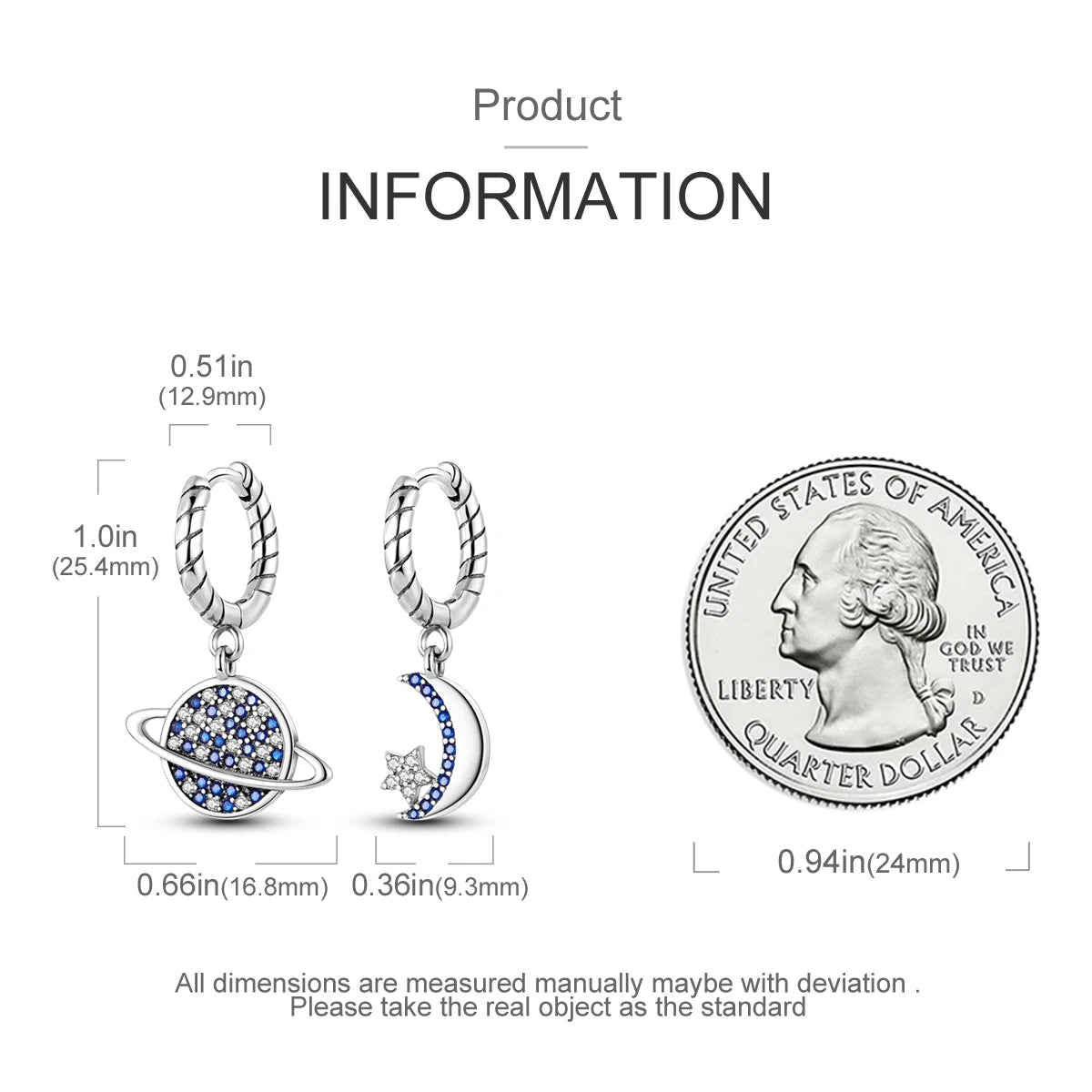 925 Silver Hoop Earrings  For Woman Pendientes Zircon Heart Shape Star Eardrop Original Earring Fashion Jewelry