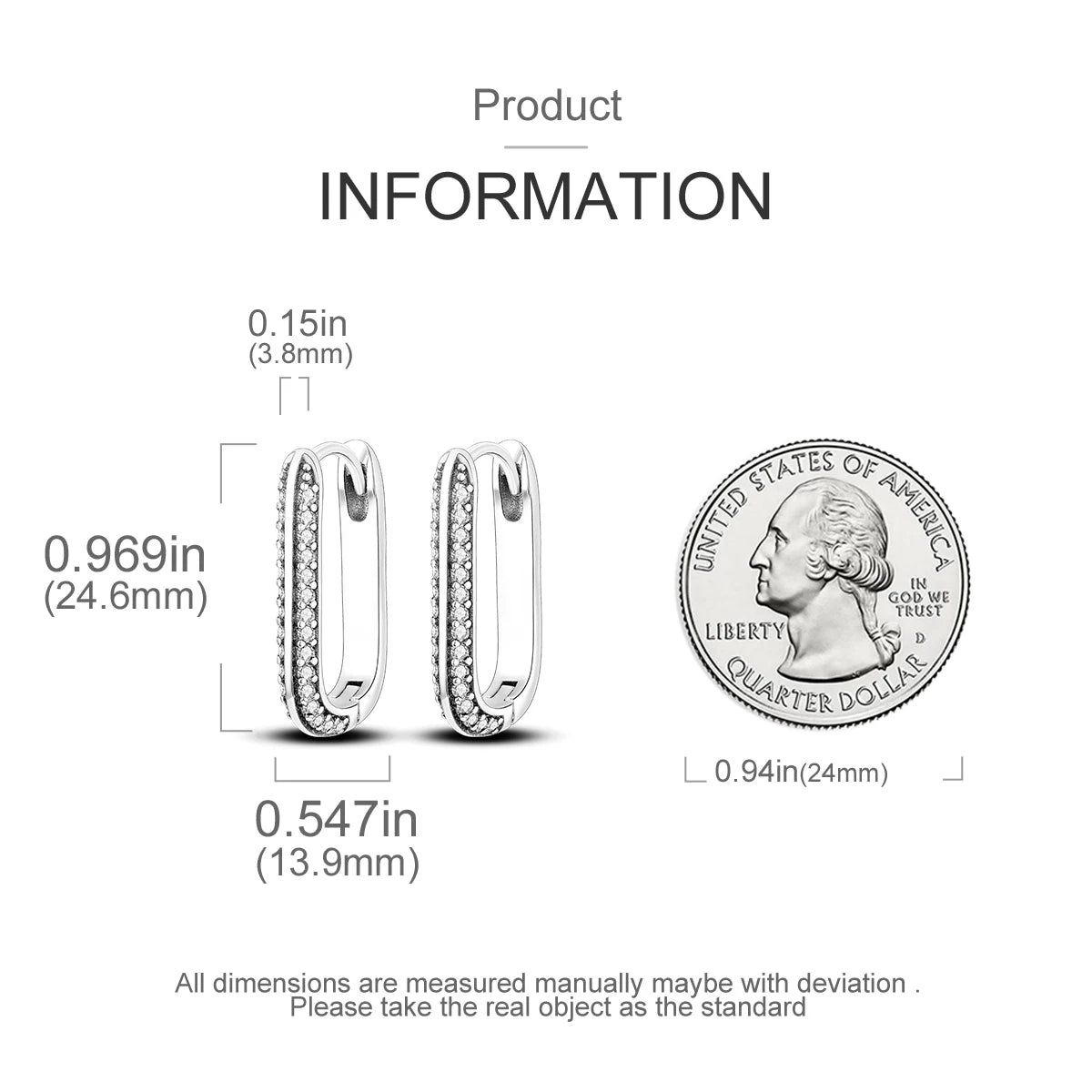 925 Silver Hoop Earrings  For Woman Pendientes Zircon Heart Shape Star Eardrop Original Earring Fashion Jewelry