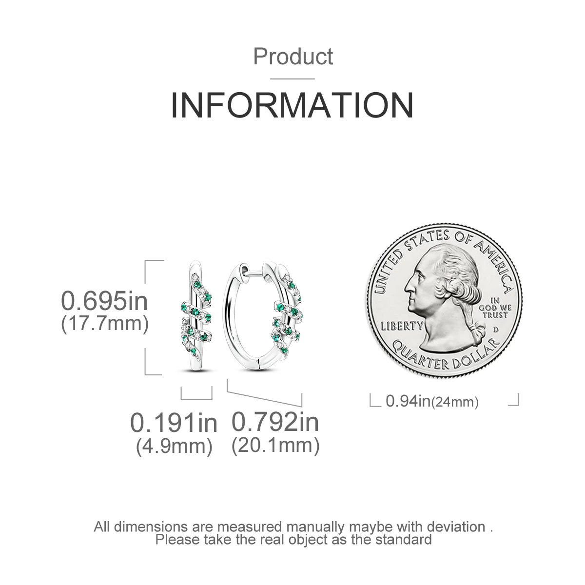 925 Silver Hoop Earrings  For Woman Pendientes Zircon Heart Shape Star Eardrop Original Earring Fashion Jewelry